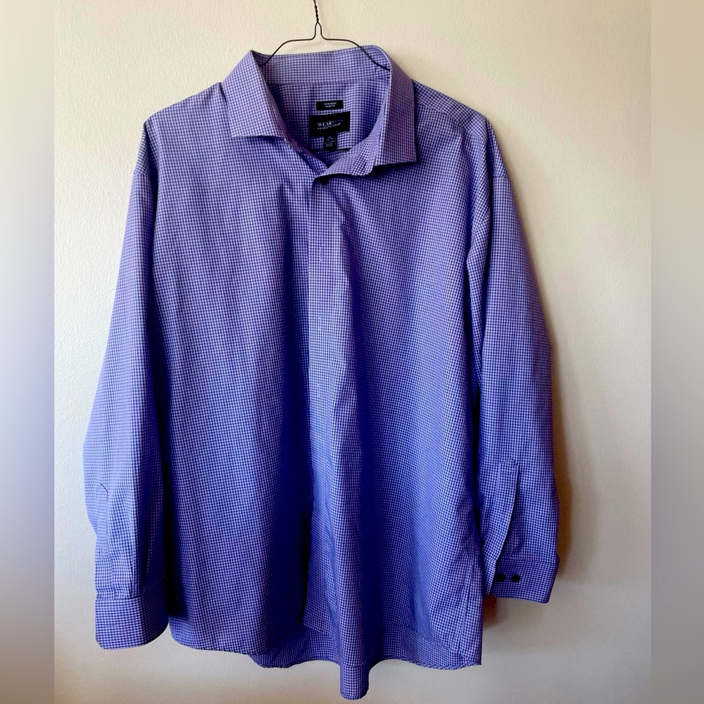 Awareness Kenneth Cole purple Men’s dress shirt size 19